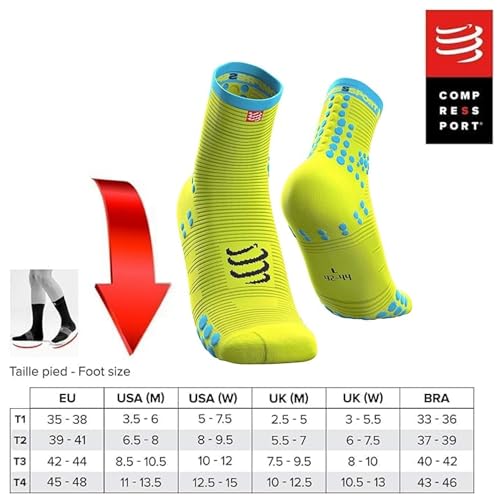 Thumbnail 1 de Compressport SH3T3FY Calcetines 3XL blanco