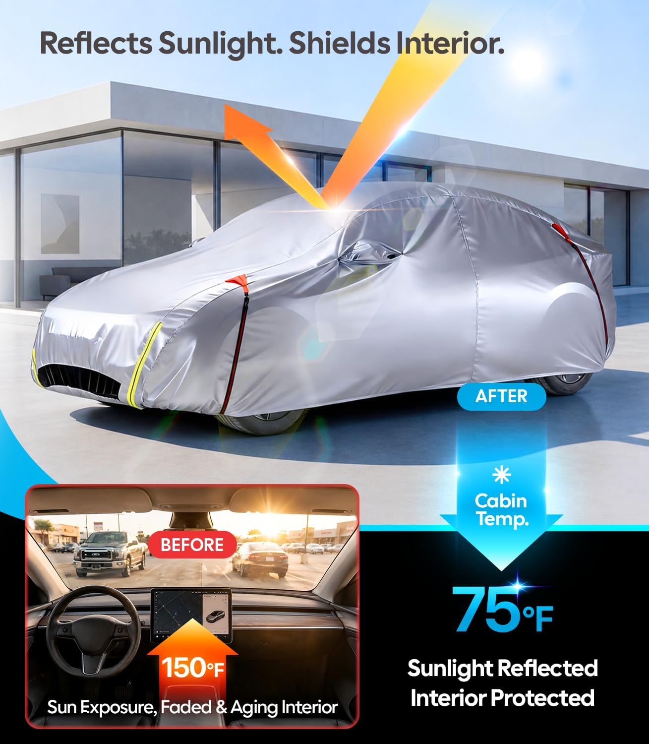 Detalle 2 de Wigoo Tesla Model Y Car Cover 2020-2026