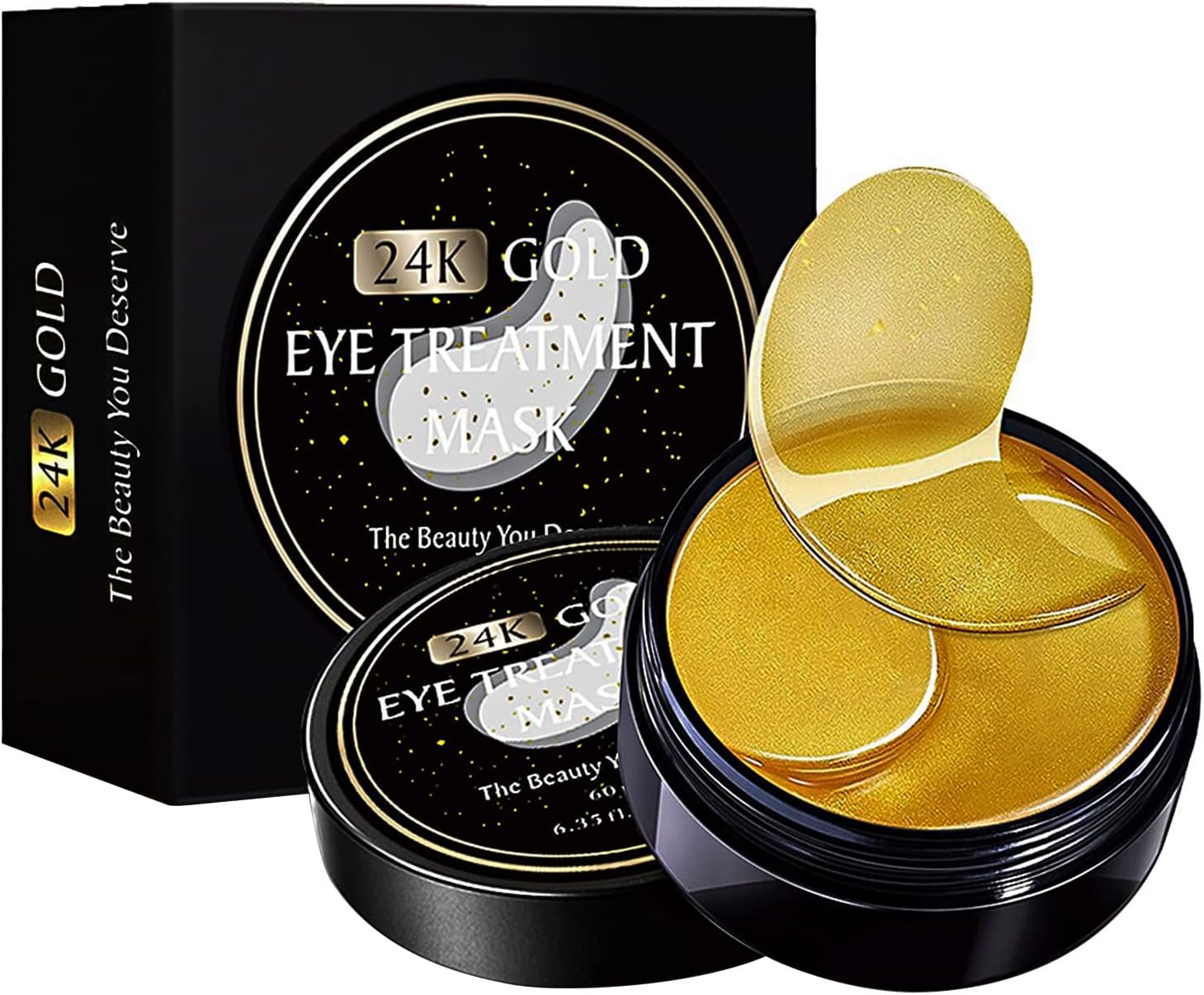 Detalle de 60 Pcs Patch Occhi 24K Gold: cerchi un aiuto efficace per trucco e contorno occhi?