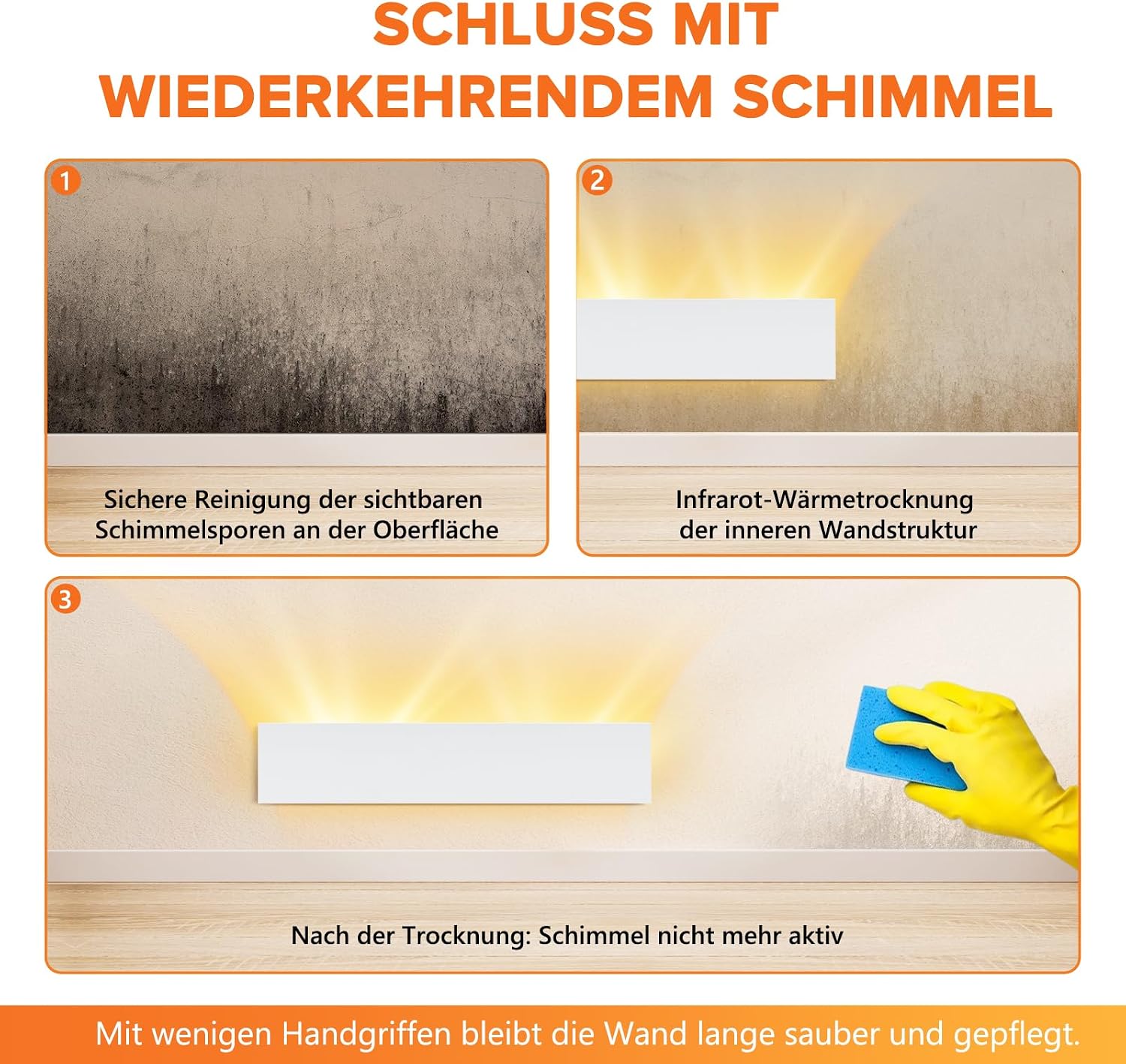 Thumbnail 4 de Xnature XN-IC60 Basismodul Infrarotheizung gegen Schimmel 🌡