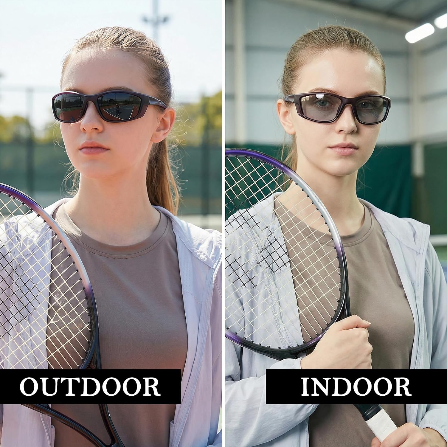 Detalle de Photochromic running sunglasses UV400