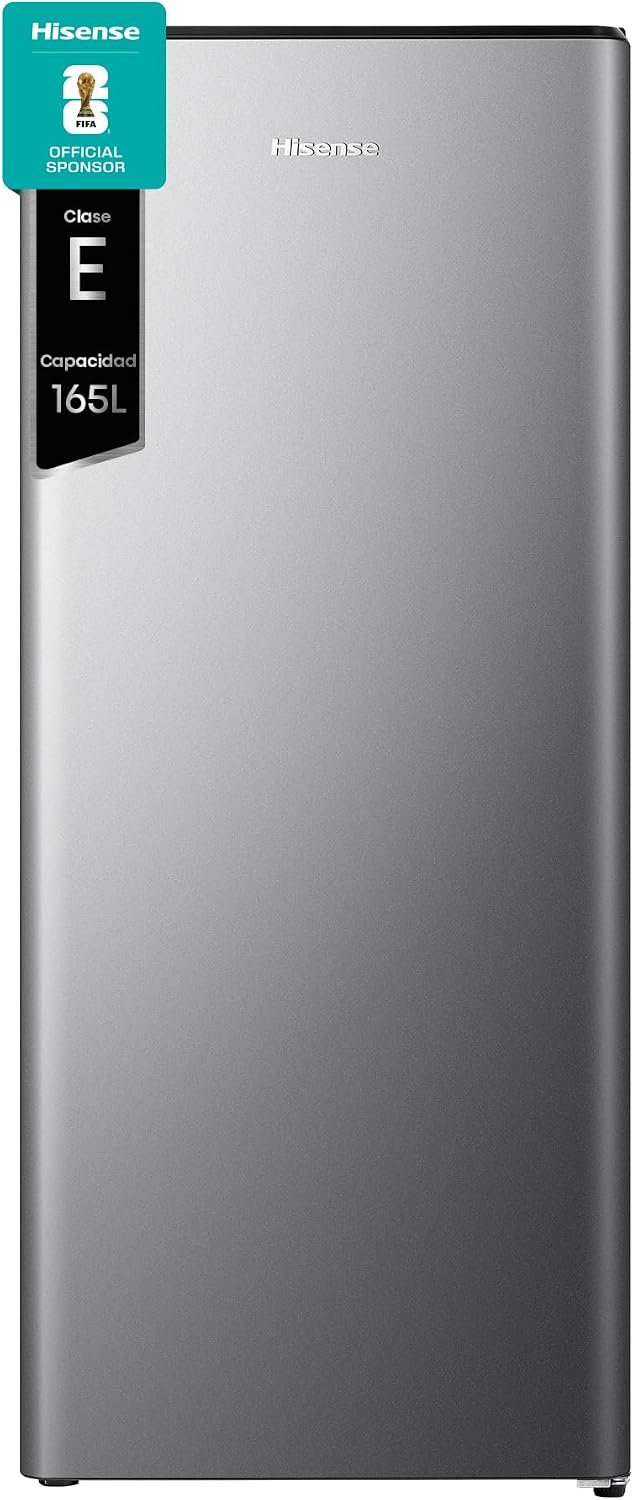 Detalle de Hisense RR220D4BDE: Frigorífico 1 Puerta 165 L, Inox, con Cycle Defrost