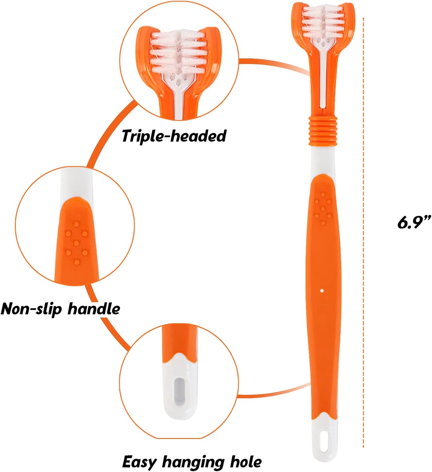 Detalle de Vinuwu Dog Toothbrush Set