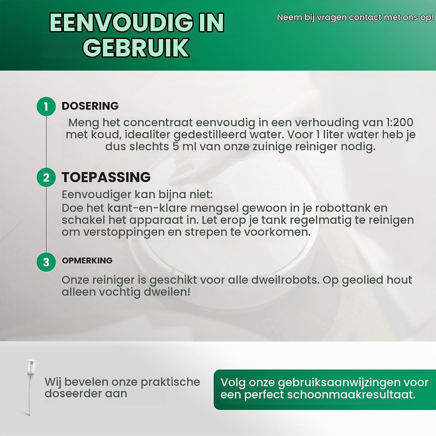 Detalle de BiOHY dweilrobotreiniger voor reinigingsstations, 10 liter, schuimarm concentraat