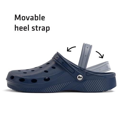 Detalle de Lakeland Active Silloth Lightweight Ventilated Clogs – Oxford Blue (UK 8)