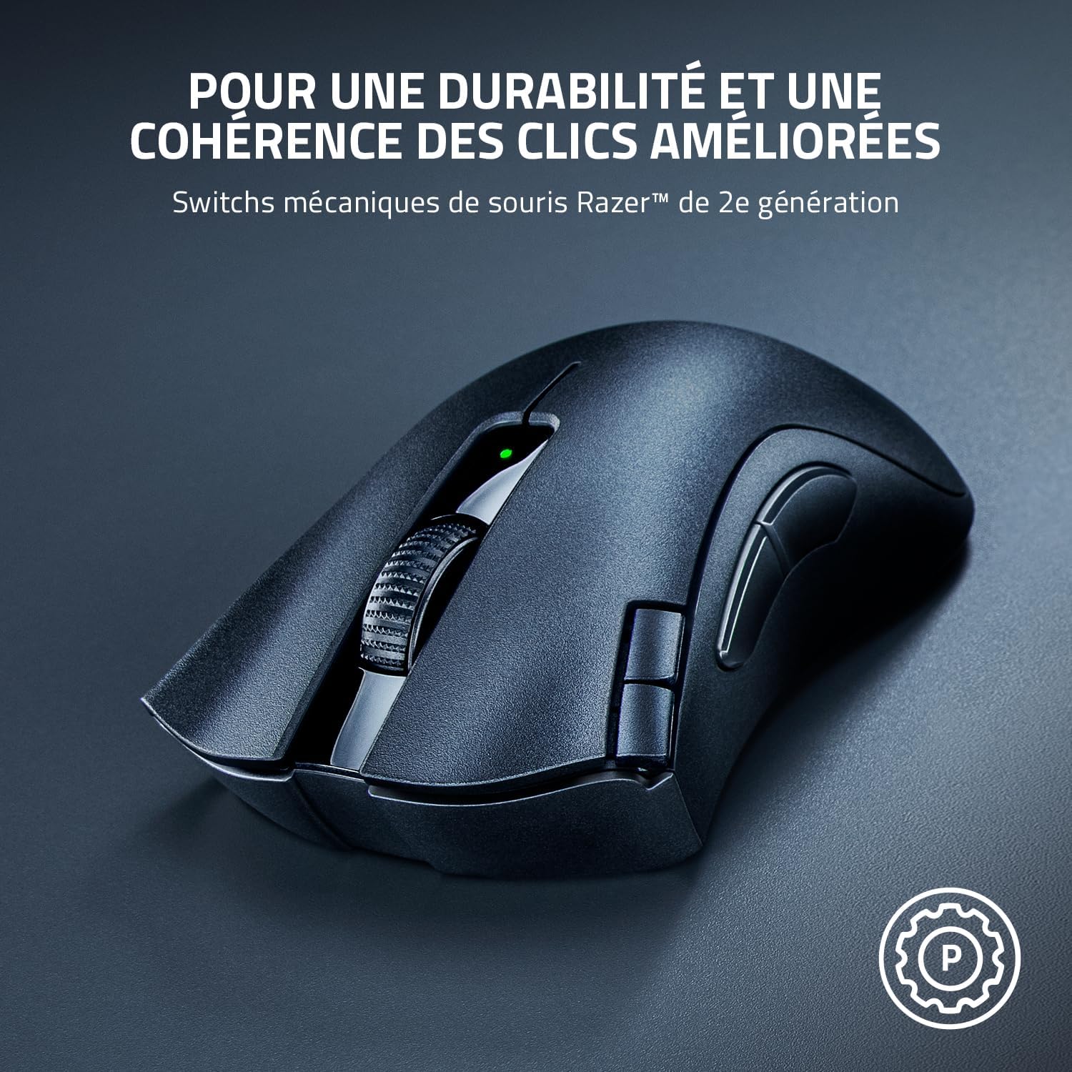 Thumbnail 5 de Razer DeathAdder V2 X Hyperspeed – Souris gaming sans fil ergonomique pour PC/Mac (capteur optique, commutateurs mécaniques)