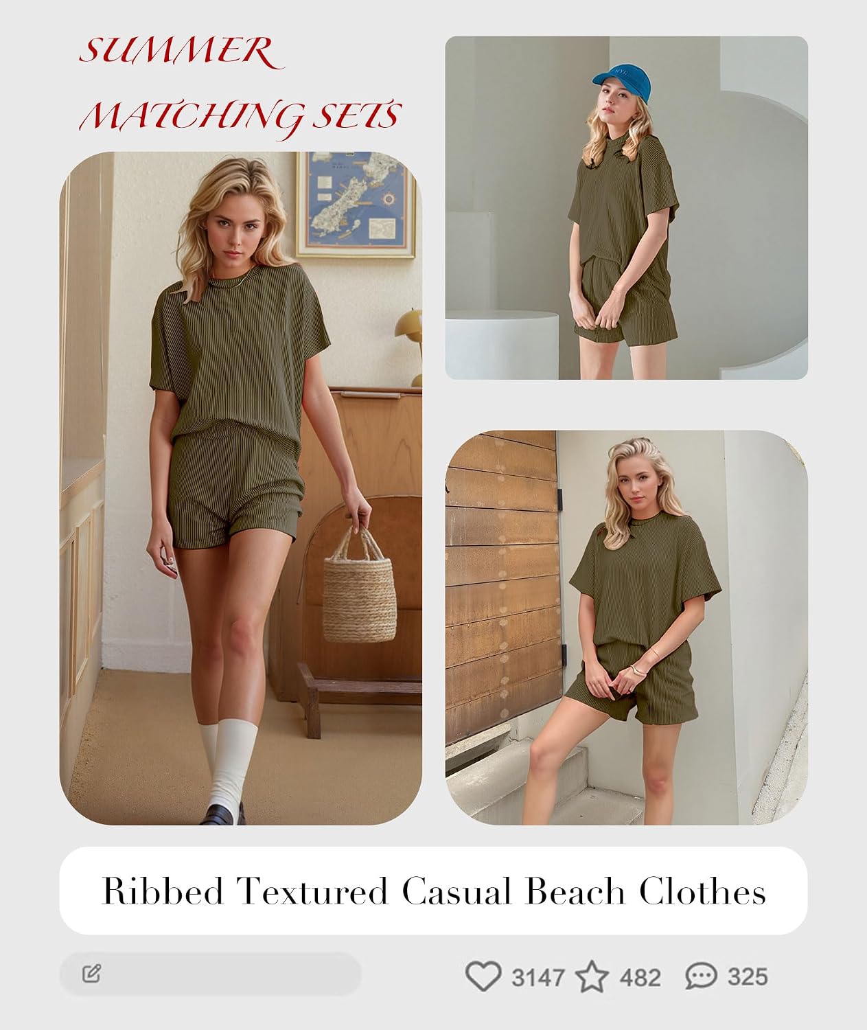 Detalle 2 de MARZXIN Two-Piece Summer Knit Set for Women