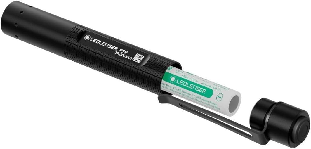 Detalle de Ledlenser P2R 503097 – latarka LED 200 lm, USB-C, IP54, zasięg 90 m