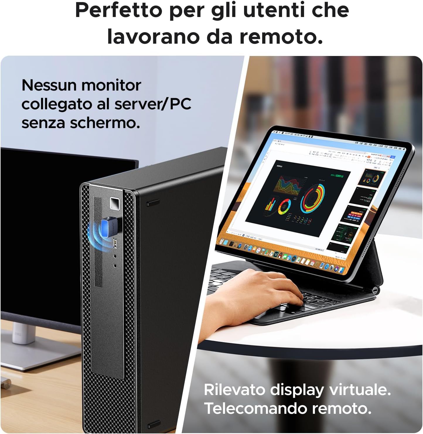 Detalle 1 de UGREEN dummy plug HDMI 4K 60 Hz
