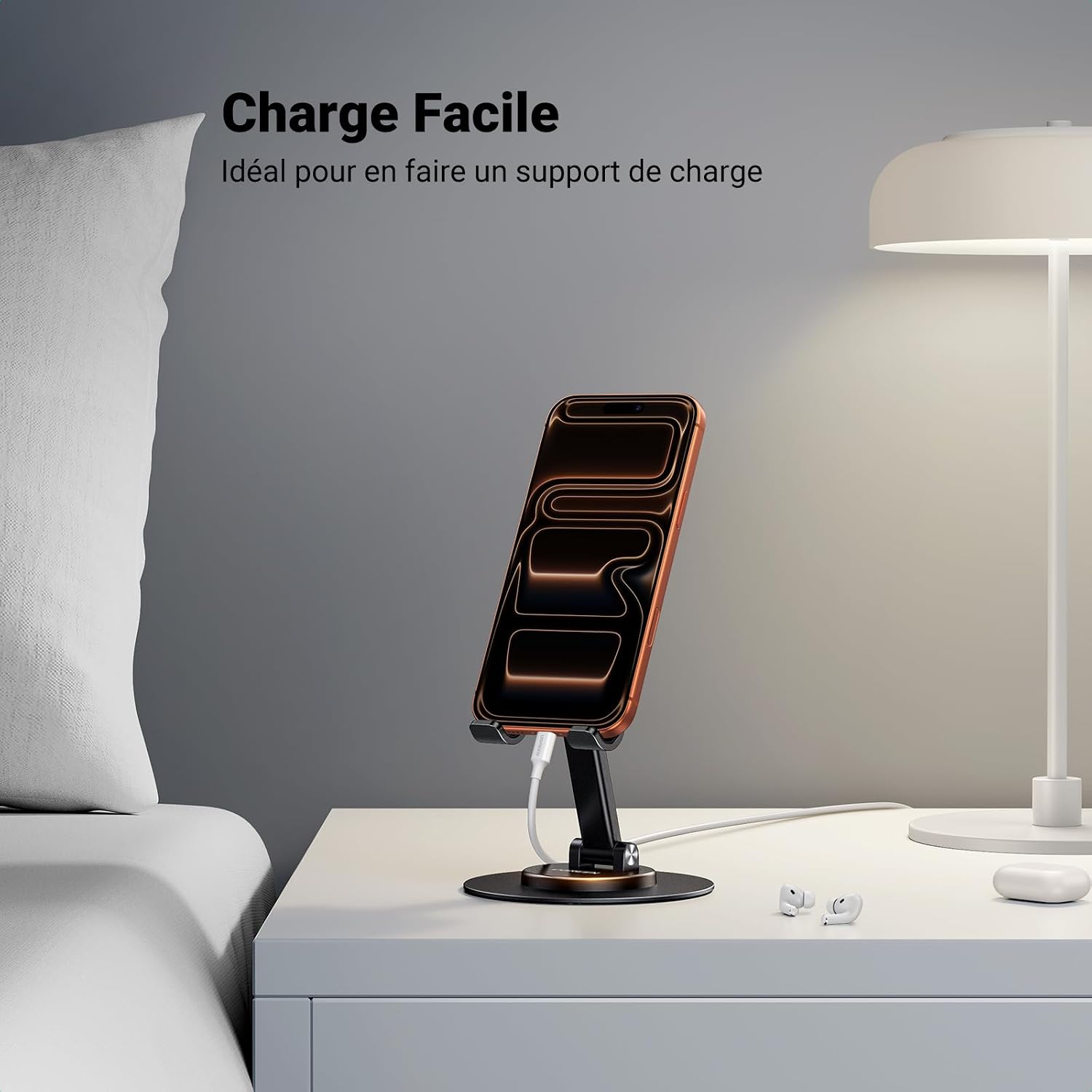 Thumbnail 6 de UGREEN Support Téléphone Bureau Haut Réglable – rotating 360° et à hauteur ajustable