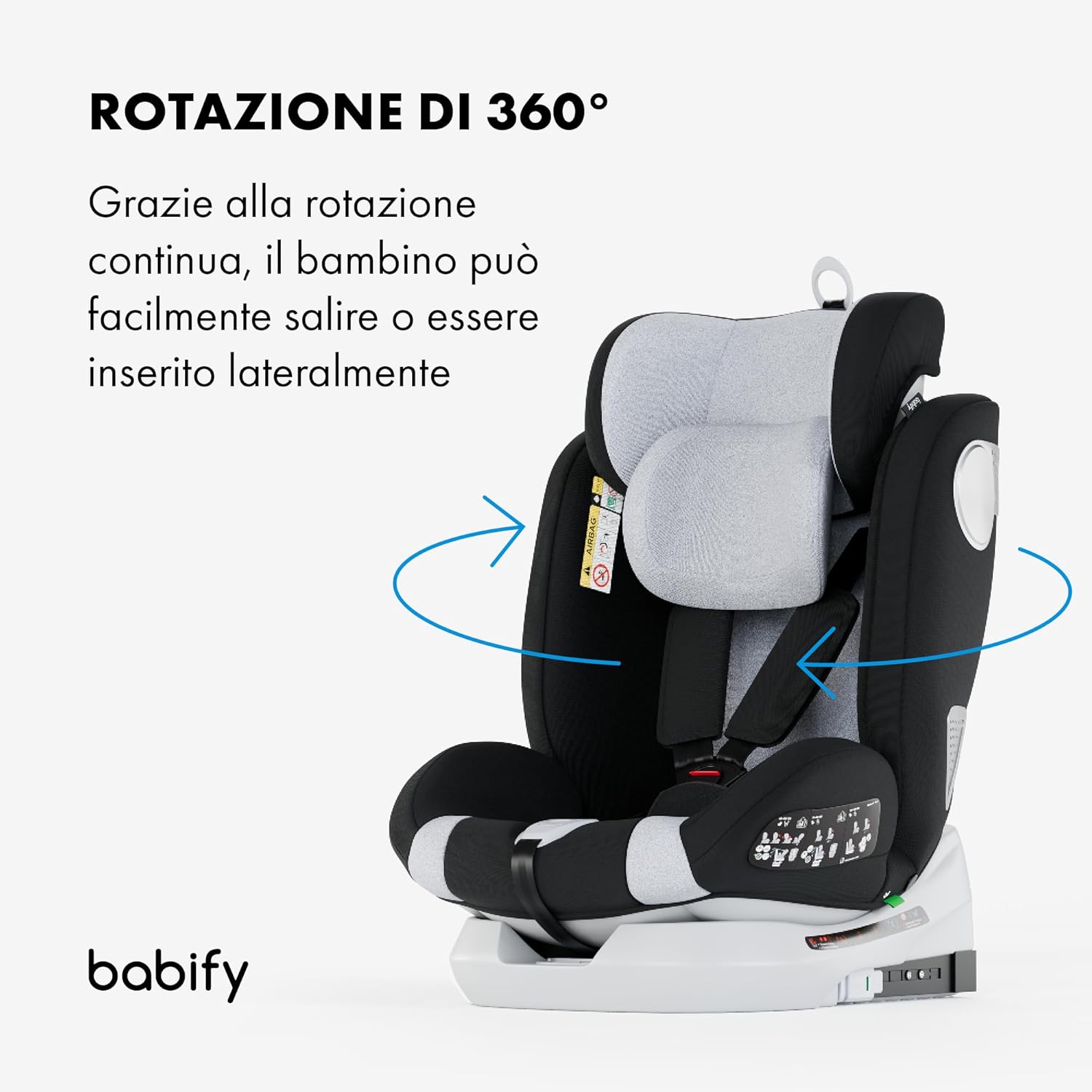 Thumbnail 3 de Babify Onboard seggiolino auto 360°
