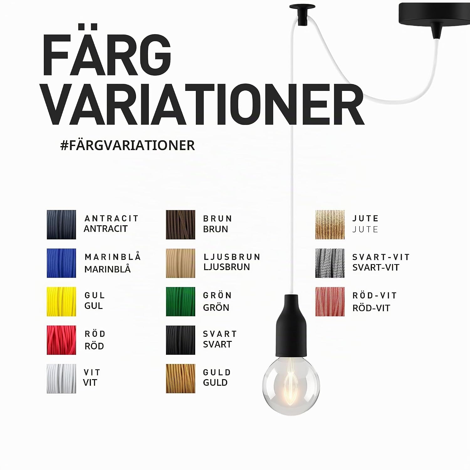 Thumbnail 6 de smartect textilkabel för lampor, 3G0,75 mm², röd, 10 m