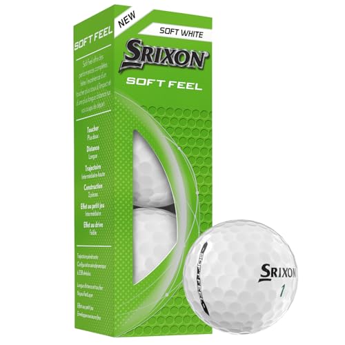 Detalle 2 de Srixon SOFT FEEL_14 Ultra-soft and long distance golf balls – White