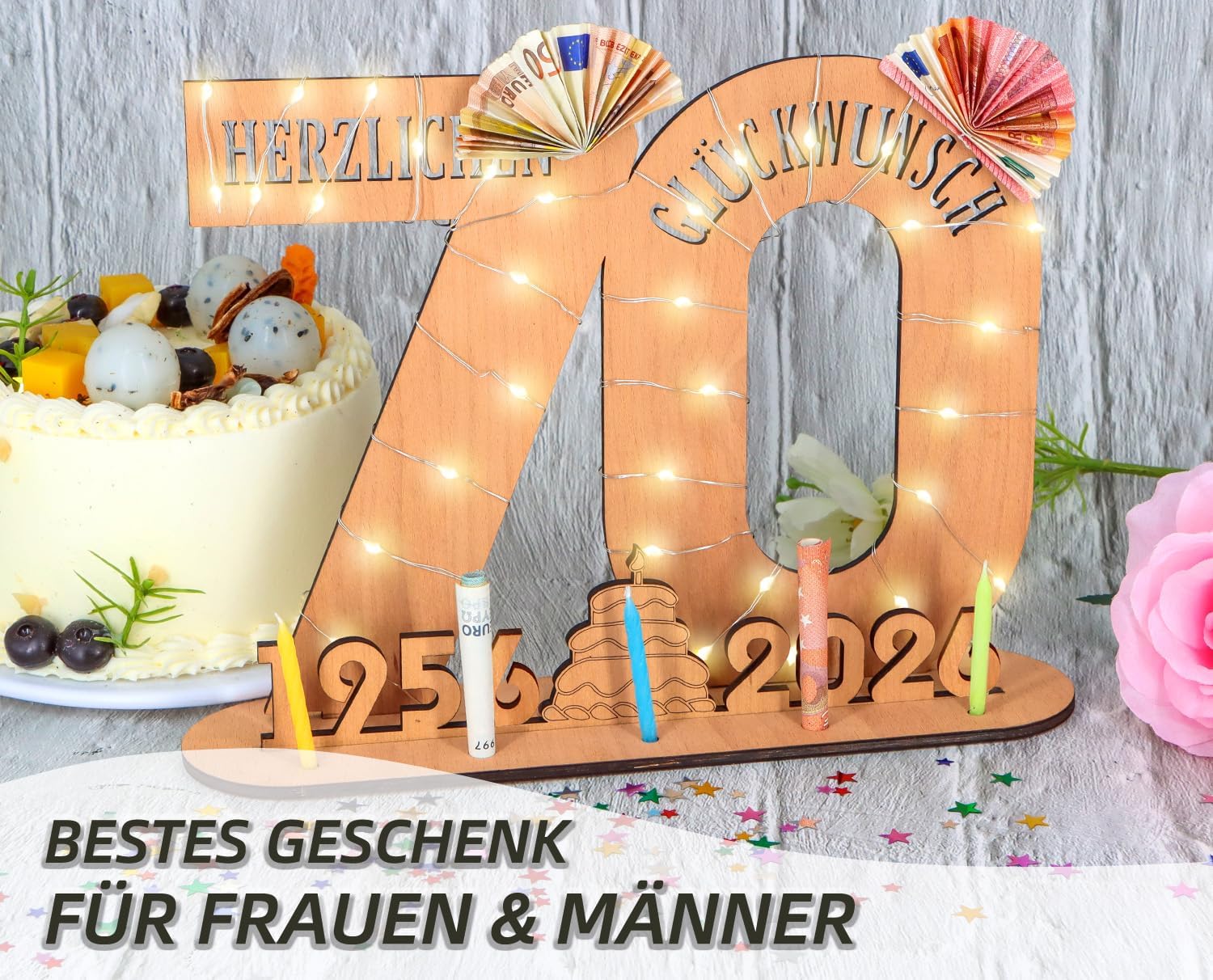 Detalle 2 de Giftota 2026 Originelle 70 Geburtstag Geschenk