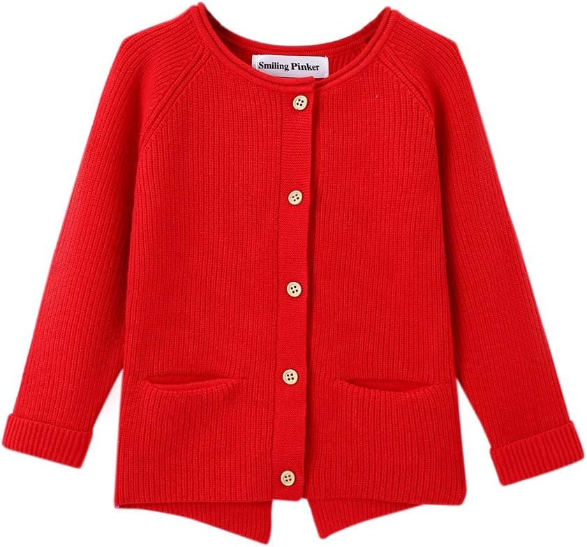 Thumbnail 6 de Smiling Pinker Toddler Girls Knit Cardigan: Soft, Warm & Practical