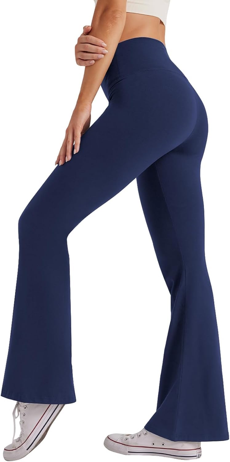 Thumbnail 2 de Glacspyg Yoga – Pantalons femme taille haute évasés pour entraînement, yoga et running