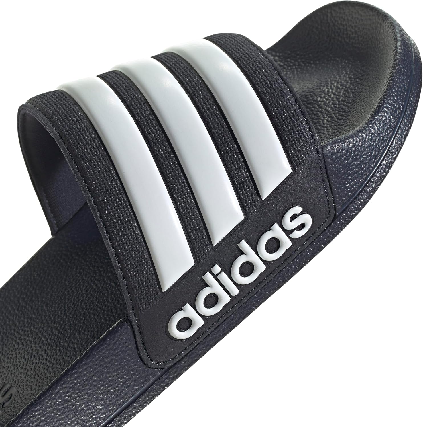 Detalle de Adidas Adilette Shower Slides Unisex – Legend Ink / Cloud White, 44.5 EU