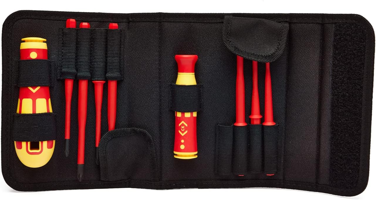 Detalle de C.K T4925 VDE 1000V Interchangeable Screwdriver Set with Slim Blades