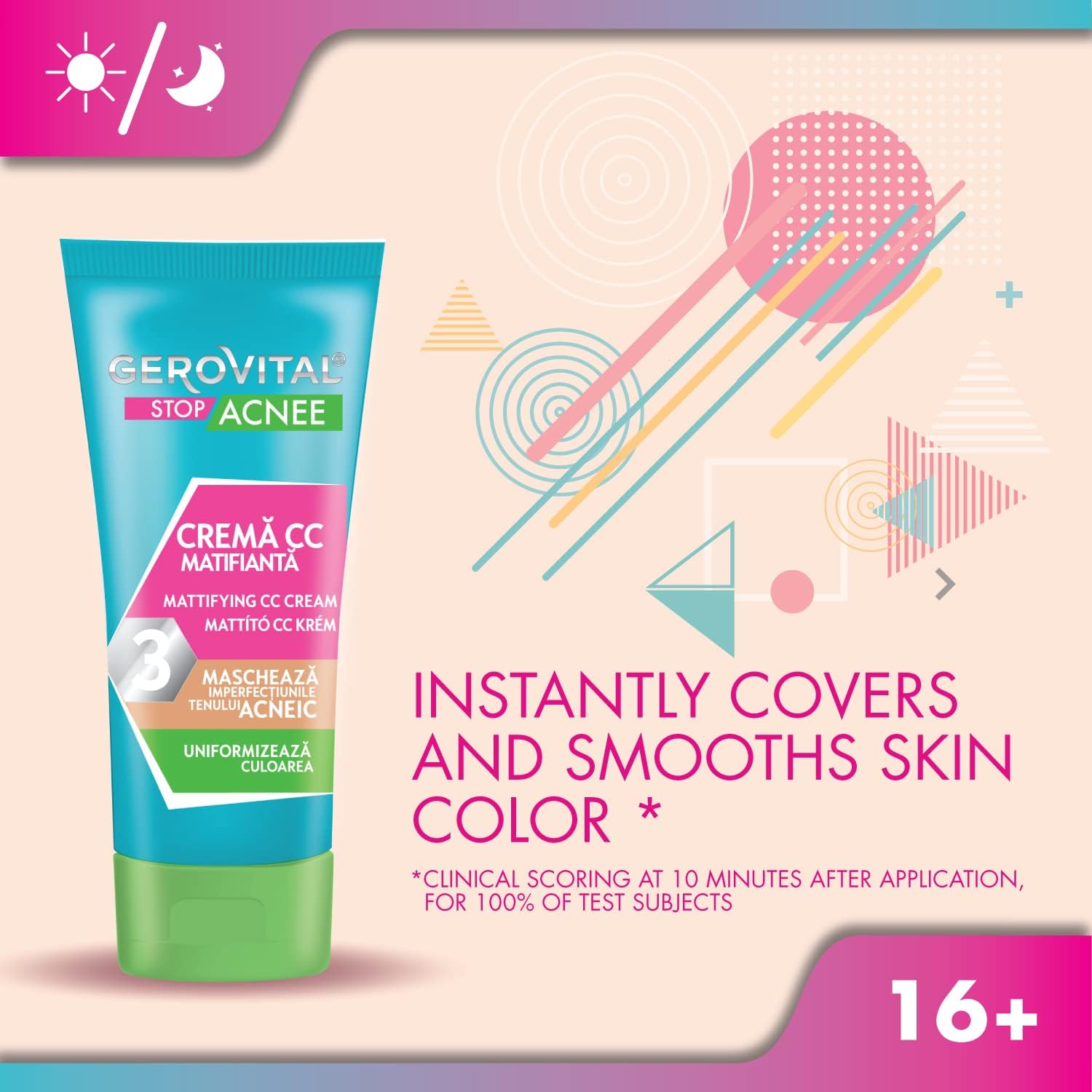 Thumbnail 4 de Gerovital Stop Acnee Crema CC Matificante para Rostro 🌟