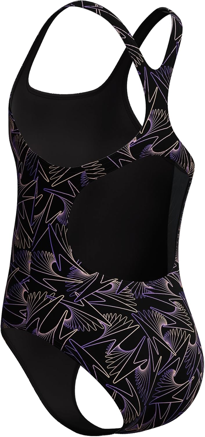 Thumbnail 5 de Speedo Maillot HyperBoom Allover Medalist Fille – Séchage rapide et résistance au chlore (Lot de 1, 5-6 ans)