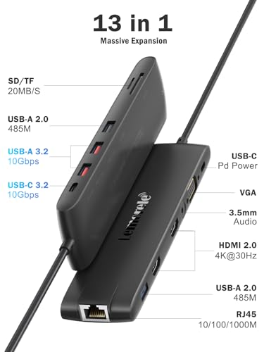 Detalle 2 de Lemorele Mejora 2025 Docking Station USB C