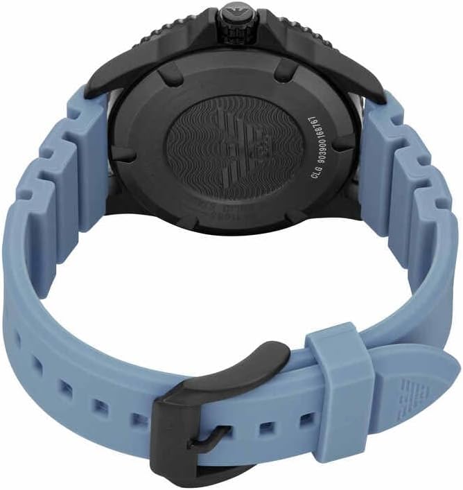 Thumbnail 5 de Emporio Armani Uhr für Herren – Quarz-Dreizeiger mit Datum, 42 mm Gehäuse, blaues Sunray Zifferblatt, Silikonband