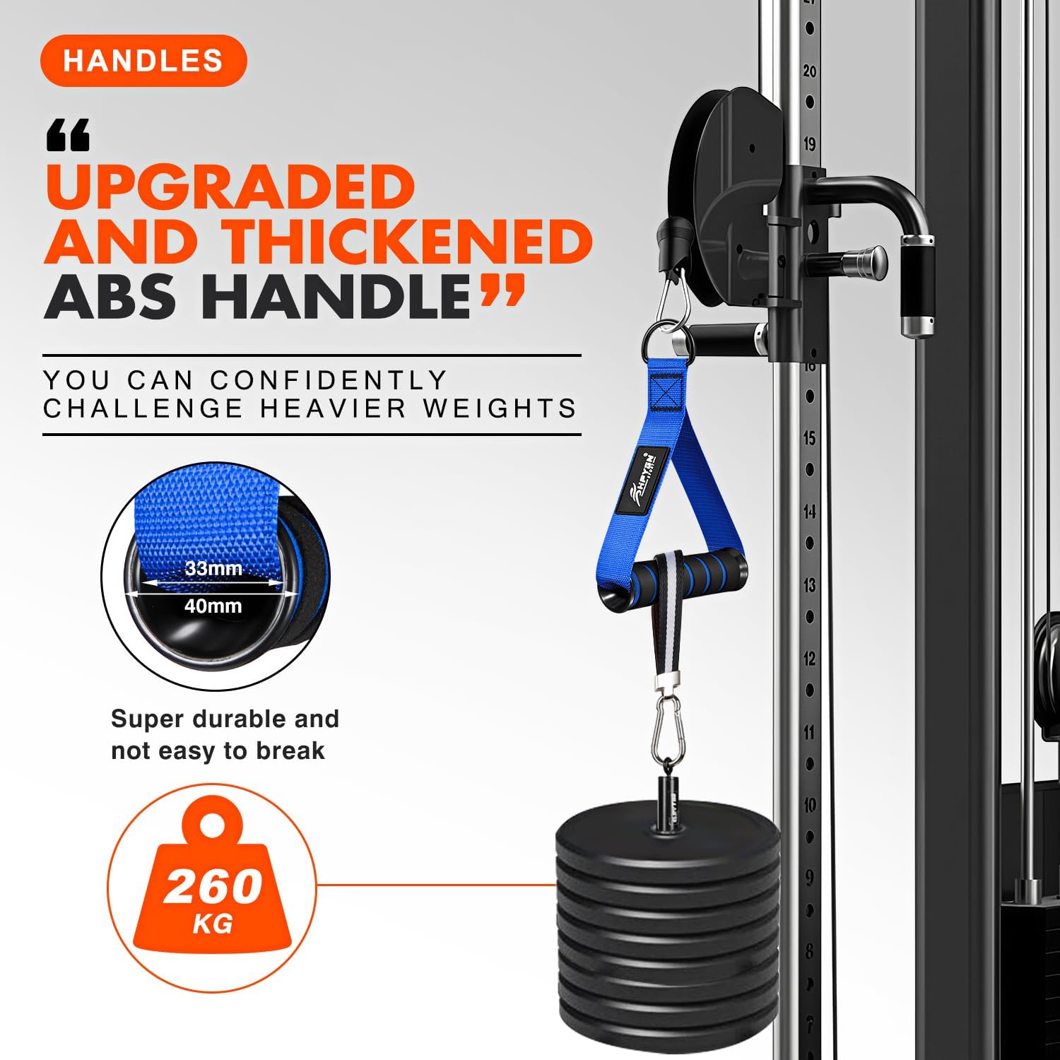 Thumbnail 5 de HPYGN Seilzug-Griffe für Fitnessbänder und Kabelzüge – Ersatz-Training am Kabelturm