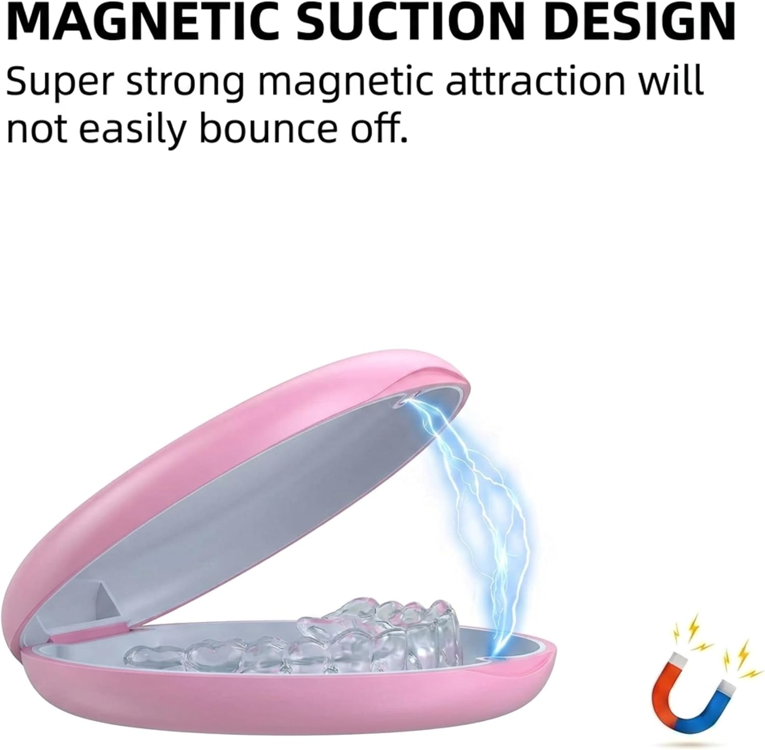 Thumbnail 5 de ARGOMAX Dental Box: Protective Storage Case for Bite Splint and Night Guard (Pink)