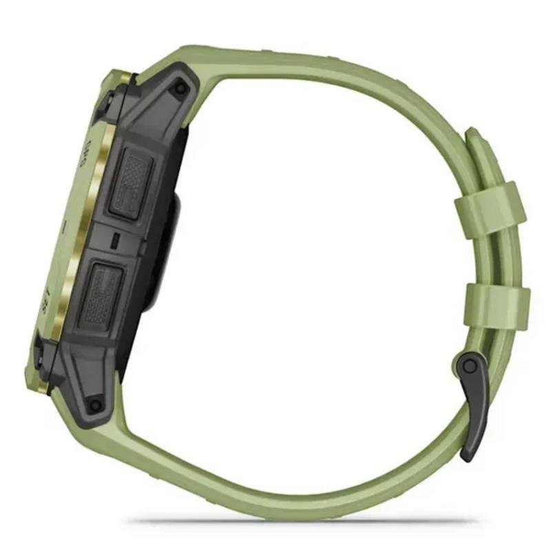 Detalle de Garmin Instinct 3 AMOLED: reloj deportivo robusto con GPS y pantalla AMOLED 1,3