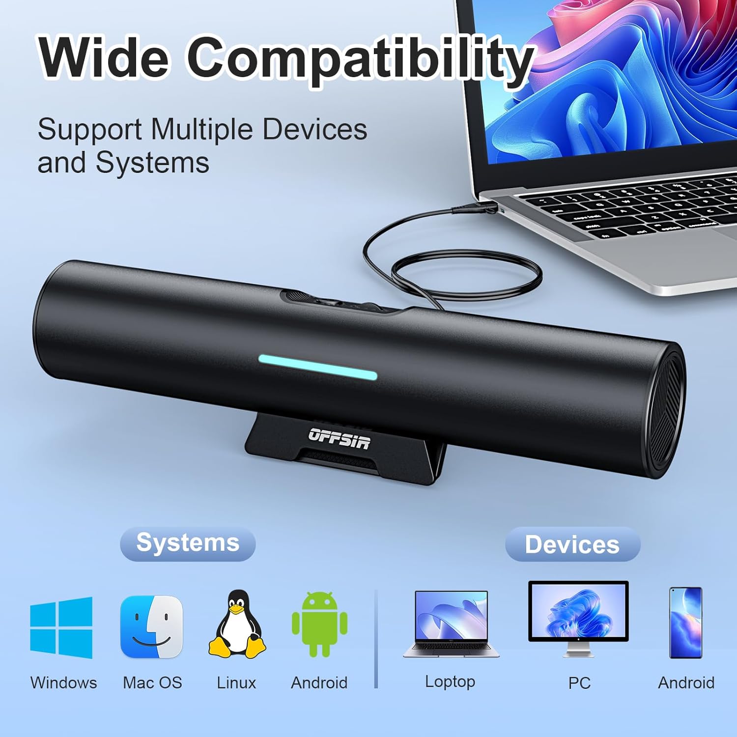 Detalle 2 de Computer Speakers with USB-C Connectivity