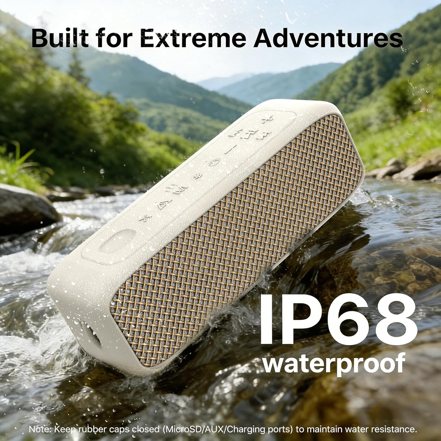 Thumbnail 4 de JUOVI ZS300 cassa Bluetooth portatile con Bluetooth 6.0, IP68 e TWS