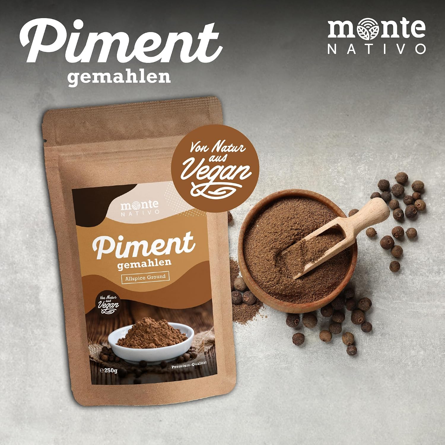 Detalle de Piment gemahlen Monte Nativo (250 g) – Würzpulver für Kochen und Backen