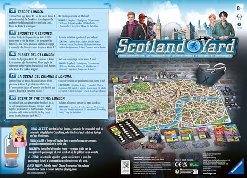 Thumbnail 6 de Ravensburger Scotland Yard – Familienspiel für 2–6 Spieler, ab 8 Jahren (27515)