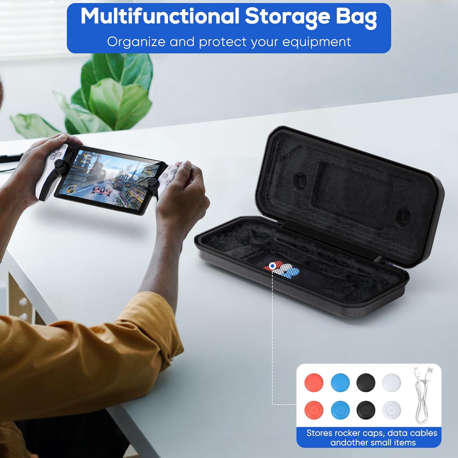 Thumbnail 6 de FYOUNG Carrying Case for PlayStation Portal – Protective Hard Shell Case