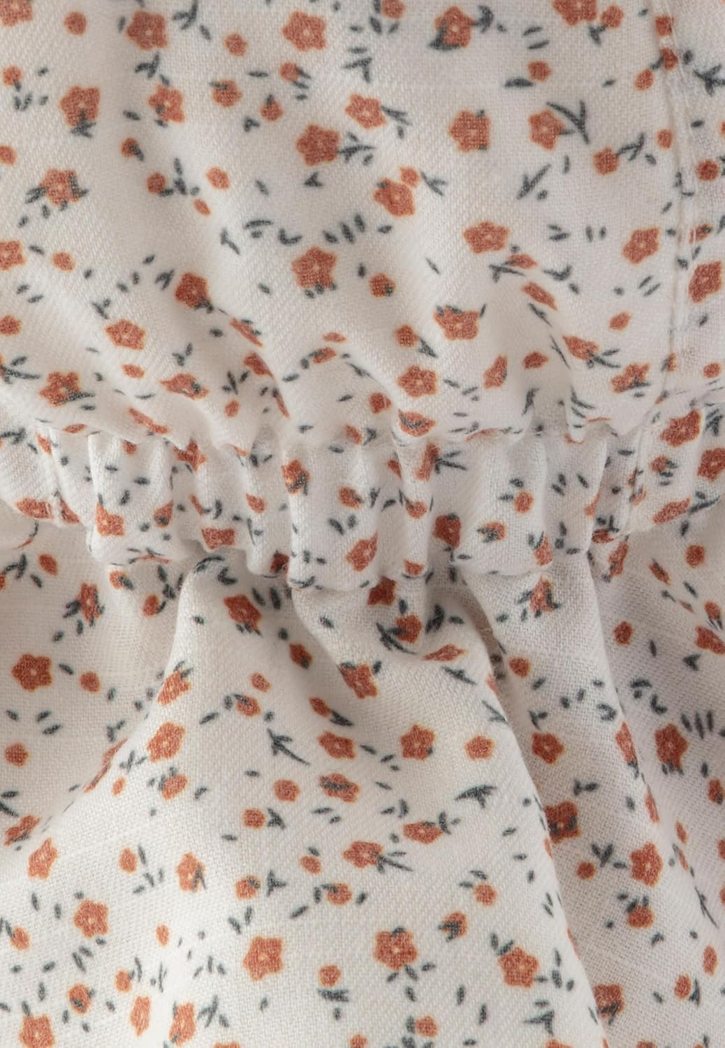 Detalle de Sterntaler Mädchen Sonnenhut Millefleurs – Sonnenhut mit Millefleurs Muster, Nackenschutz und Bio-Batist