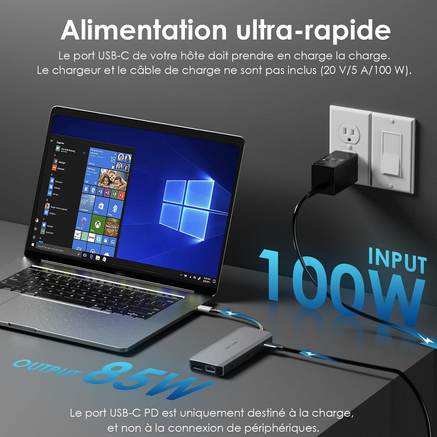 Thumbnail 6 de WAVLINK Station d'accueil USB-C 100W