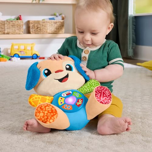Detalle de Fisher-Price Laugh & Learn Perrito de Peluche musical con Smart Stages (JFD26) – multilingüe
