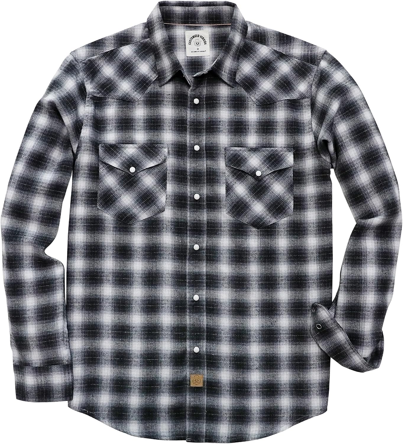Detalle de Dubinik 6 oz Flanellhemd Regular Fit Herren