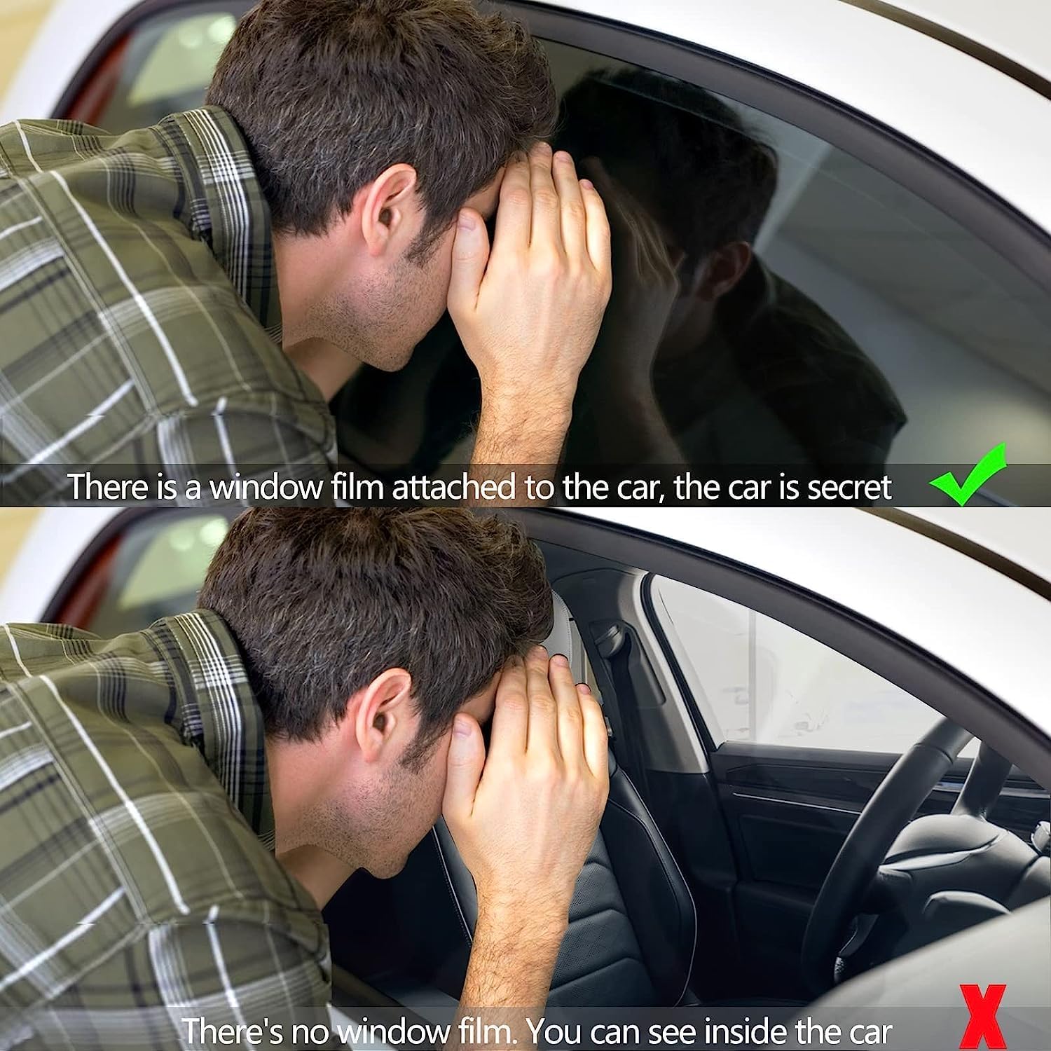 Thumbnail 3 de TOYOCO 35% VLT Ceramic Car Window Tint Film (20in × 20ft) — UV & IR Protection Privacy Roll