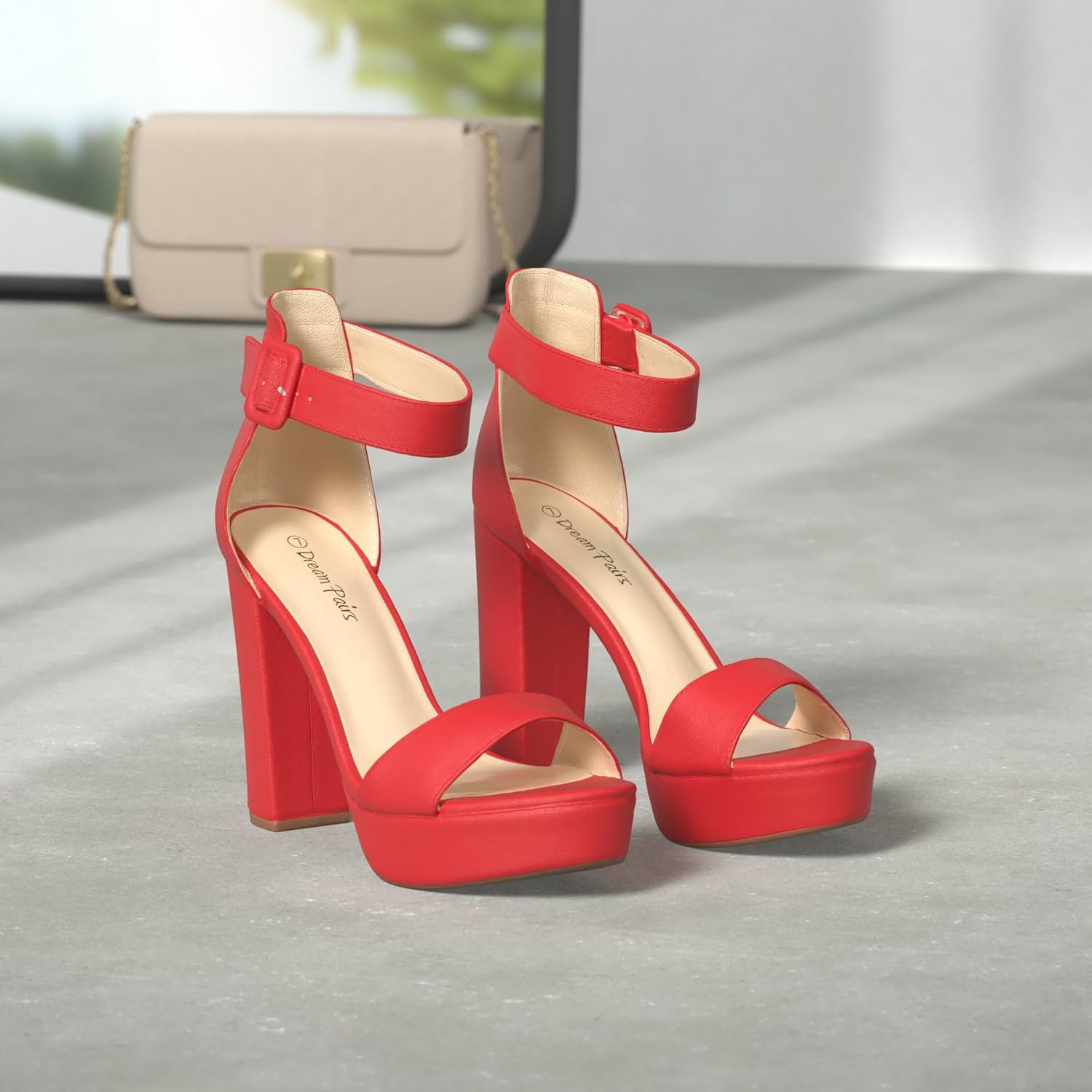 Thumbnail 2 de DREAM PAIRS Women’s Platform Heel Sandals Review