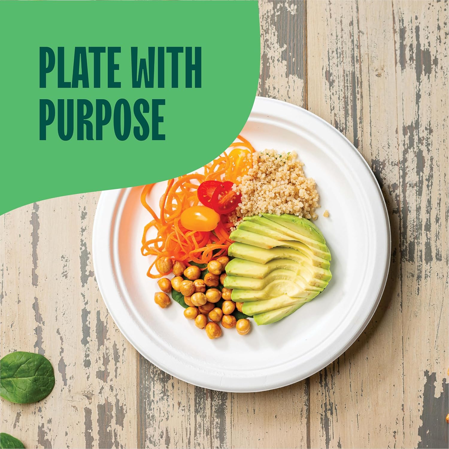Thumbnail 4 de Stack Man Compostable Plates 125-Pack 🍽