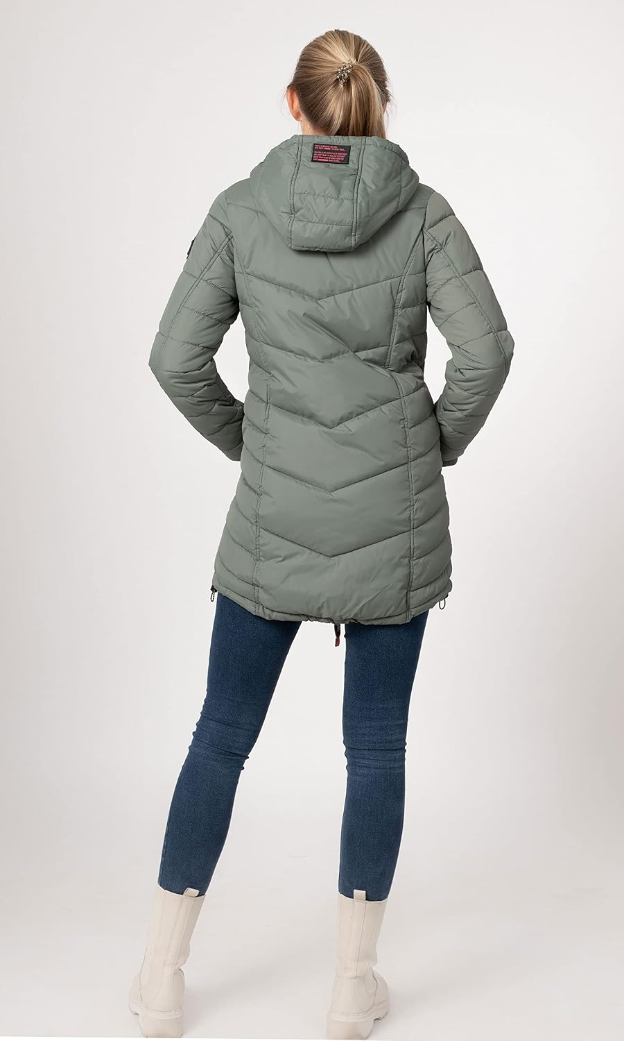 Detalle de Sublevel Übergangsjacke mit Kapuze für Damen
