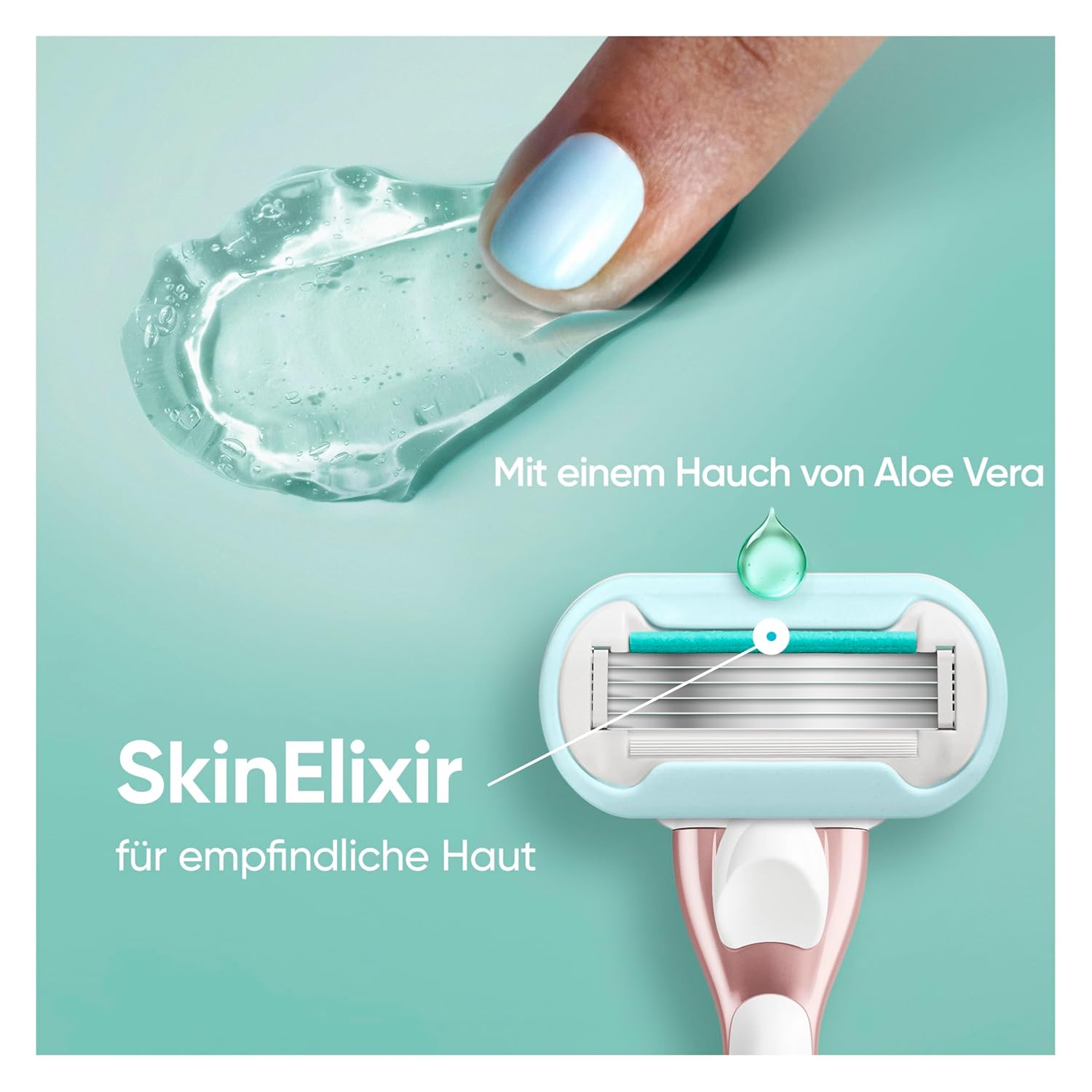 Thumbnail 3 de Gillette Venus Pro Smooth Sensitive Rasierklingen für Damenrasierer – 10 Original Ersatzklingen inkl. Reiseschutzkappe