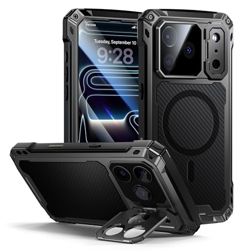 Detalle de Lanhiem iPhone 17 Pro Metal Case with Kickstand 6.3"