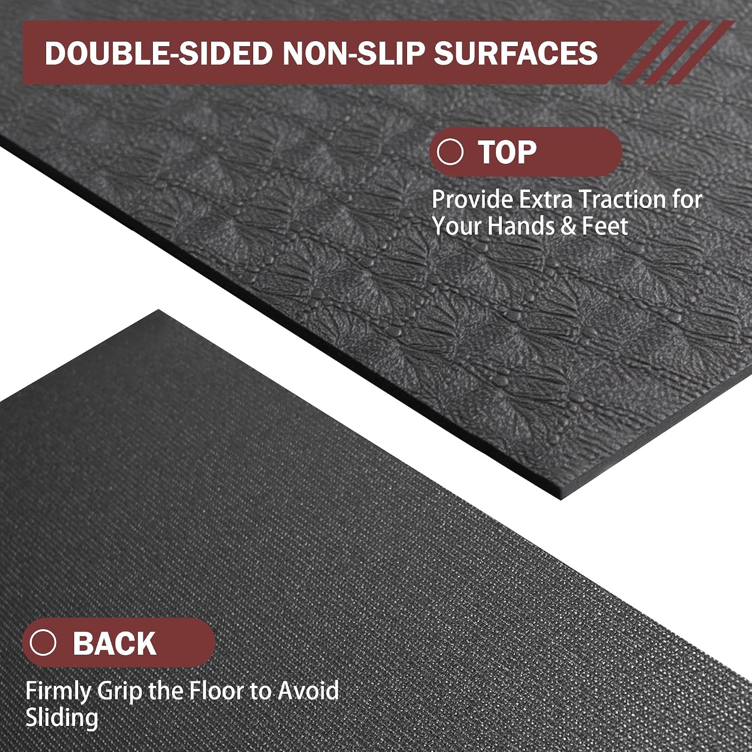 Thumbnail 5 de Stepwaver Extra Large Exercise Mat, 6mm Non-Slip and Shoe-Friendly