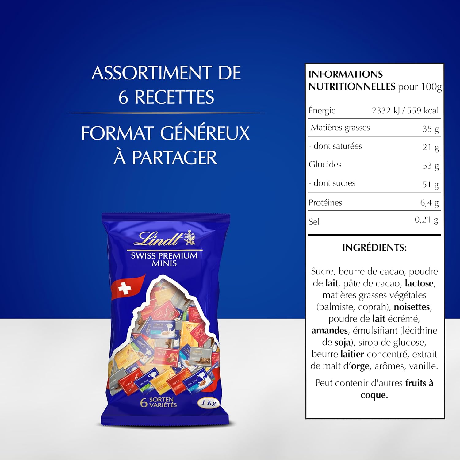 Thumbnail 1 de NAPOLITAINS ASSORTIS Sachet 1 kg EXCLUSIVITE