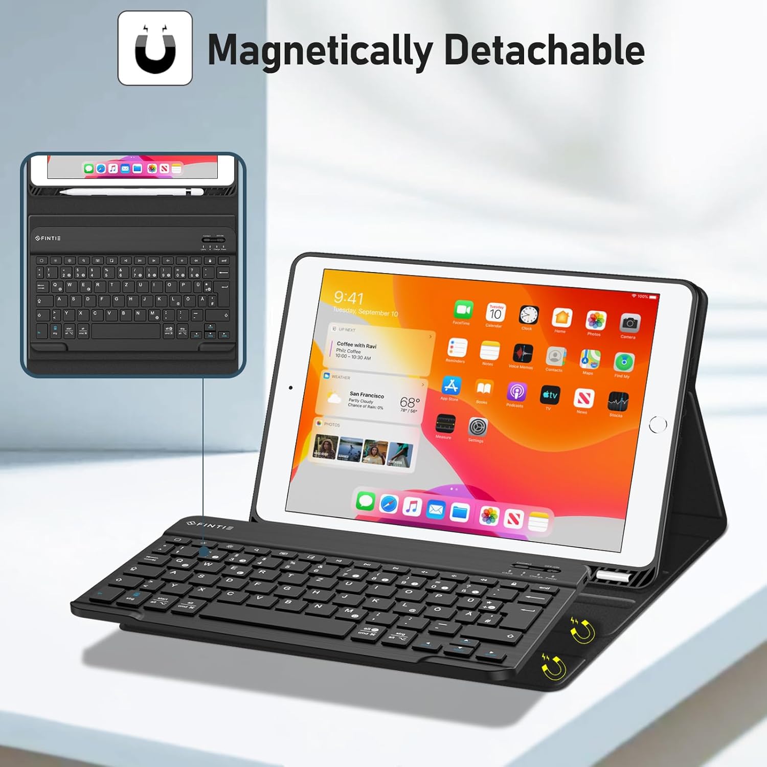 Thumbnail 4 de FINTIE Tastatur Hülle iPad 10.2 Zoll