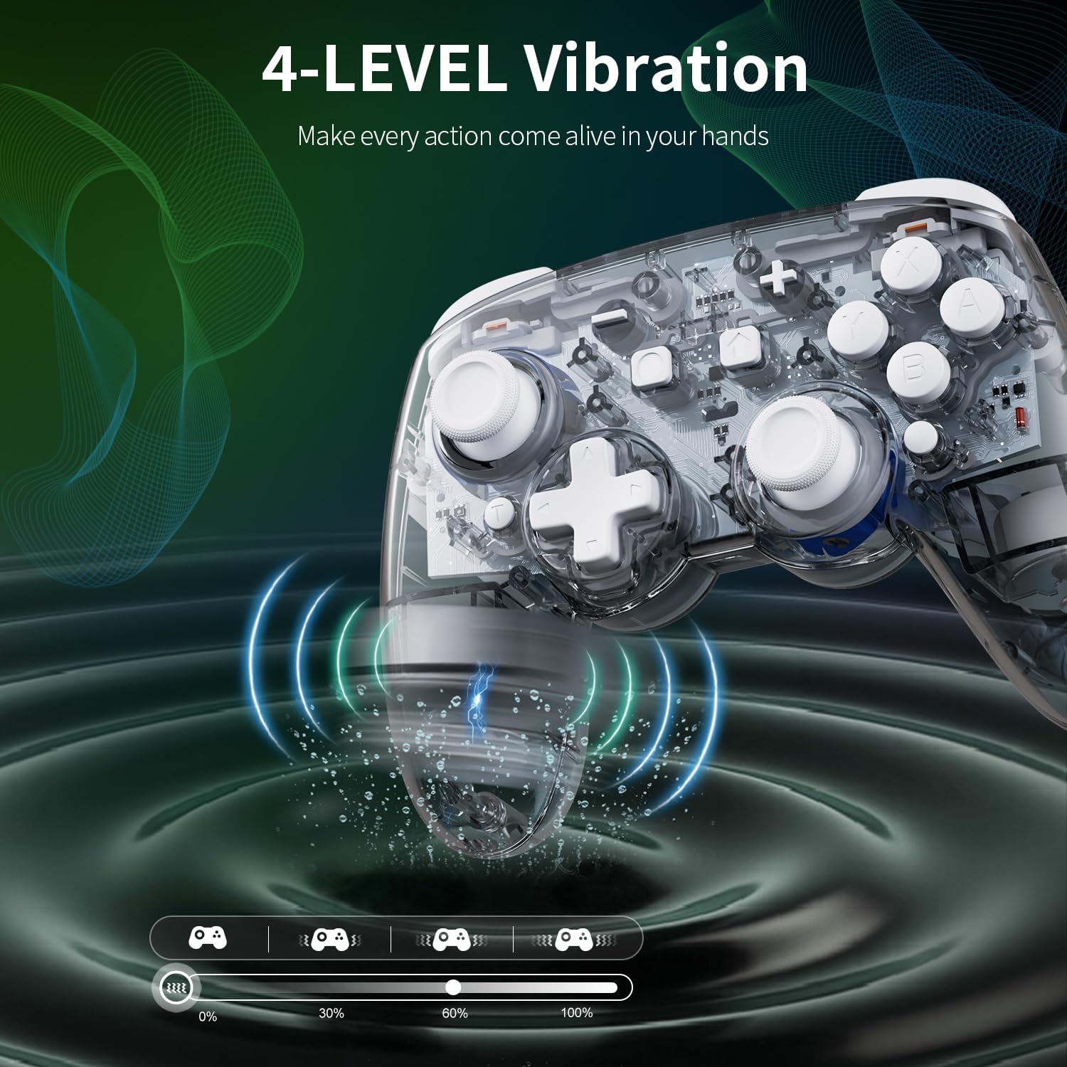 Thumbnail 3 de PALPOW Switch 2 Pro Controller for Switch 2/OLED/Lite – Hall Effect, RGB LED, Wireless