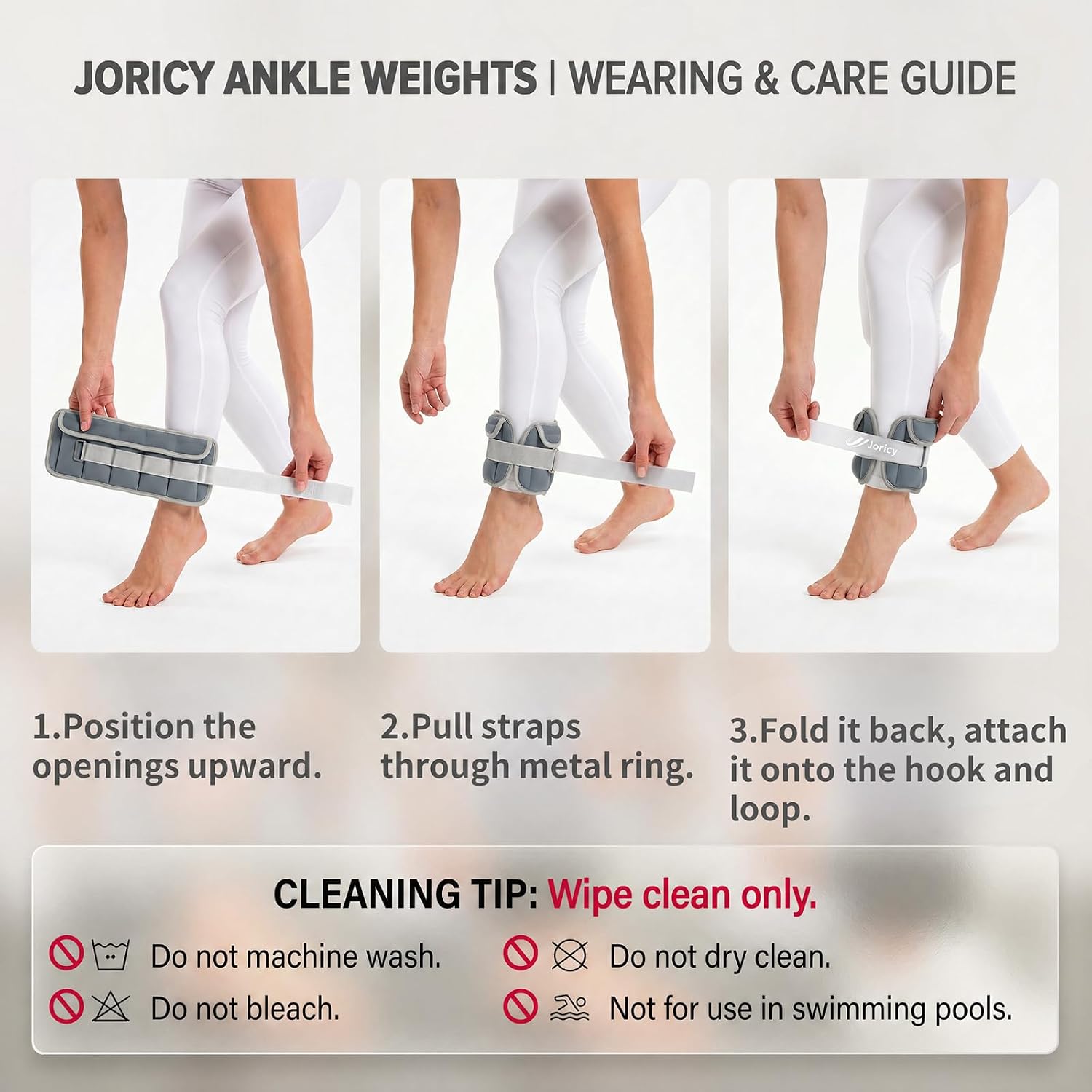 Thumbnail 6 de Adjustable Ankle Weights (1–12/20 LBS) Pair for Walking, Running, Training & Rehab