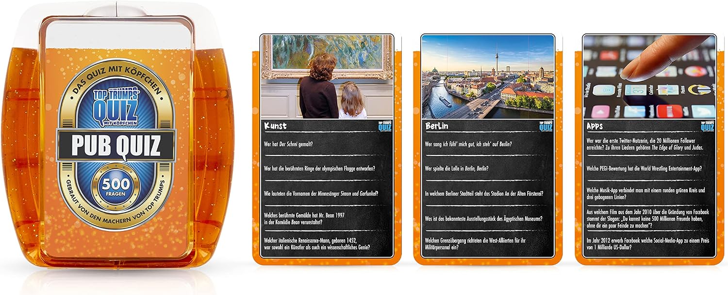 Thumbnail 4 de Winning Moves Top Trumps Quiz Pub Quiz Edition
